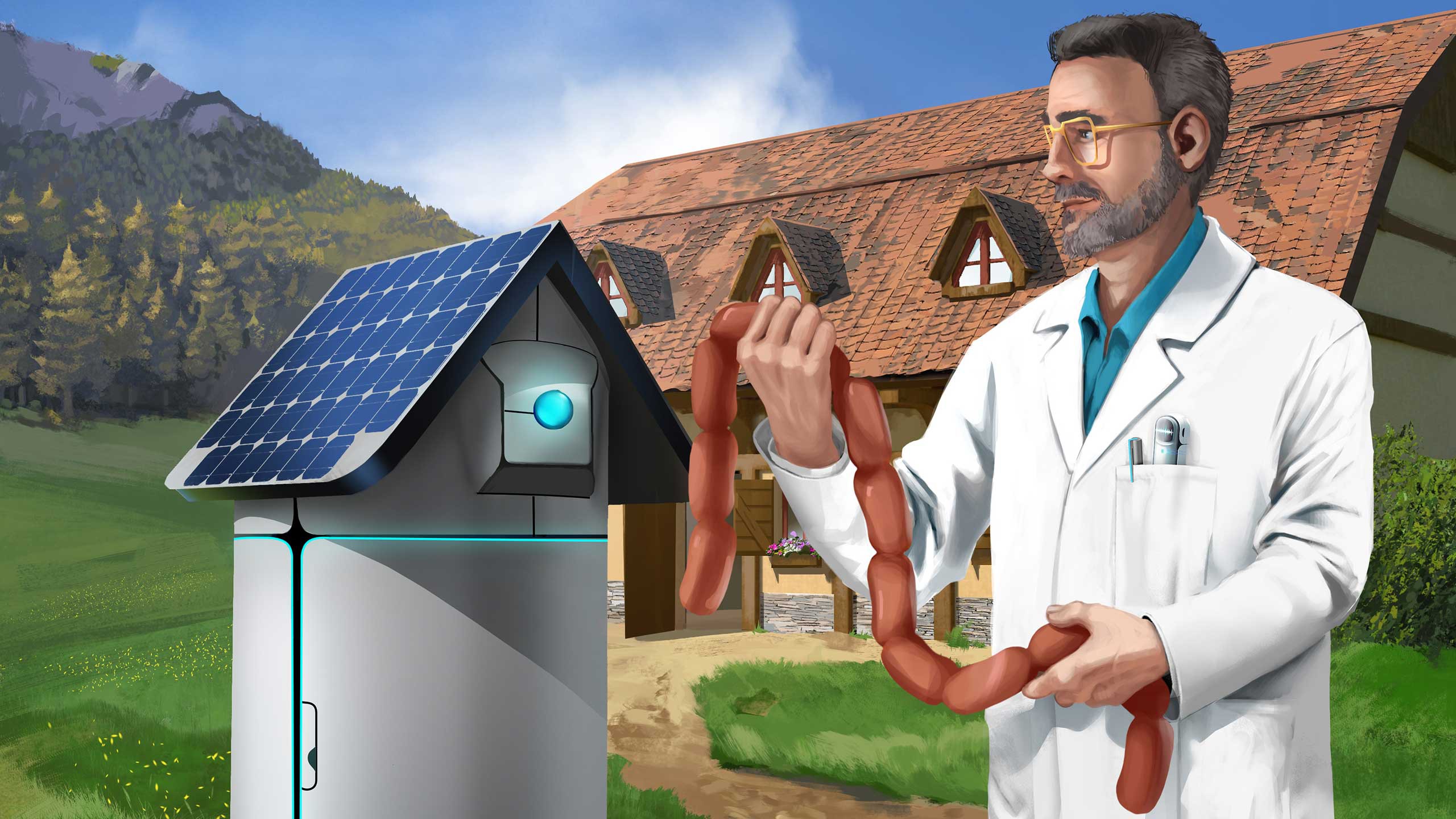 Albert a jeho nekouřící udírna